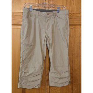 Orvis Women's Pants  6 Performance Quick Dry Capris‎ Khaki Beige Hiking Golf